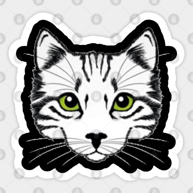 cat Sticker by Alpha-store